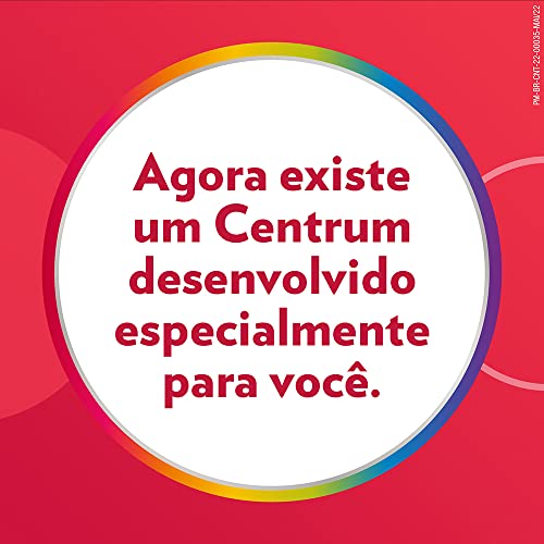 Centrum Suplemento Multivitamínico Adulto Energia, Corpo e Mente com Cafeína e Vitamina B, 60 cápsulas