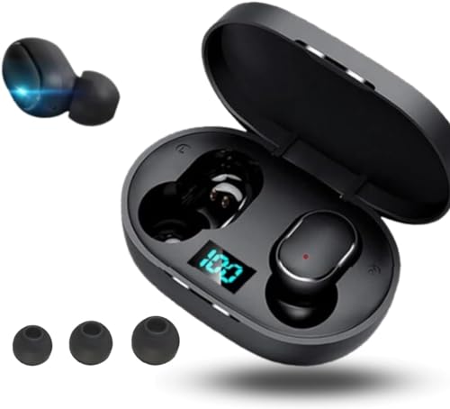 Fone de Ouvido Bluetooth Sem Fio Wireless 5.1 Duplo Premium com Visor