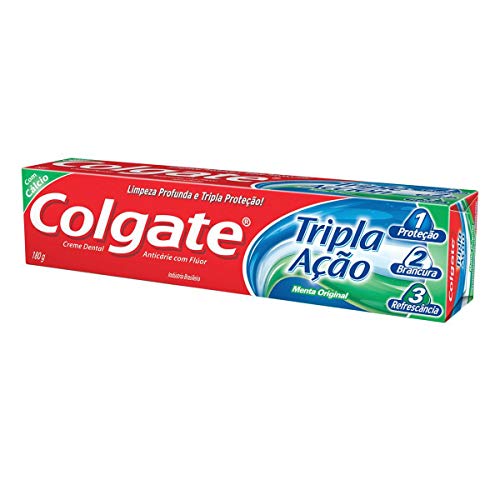 COLGATE Creme Dental Colgate Tripla Ação Menta Original 180G Promo Tamanho Família 180G