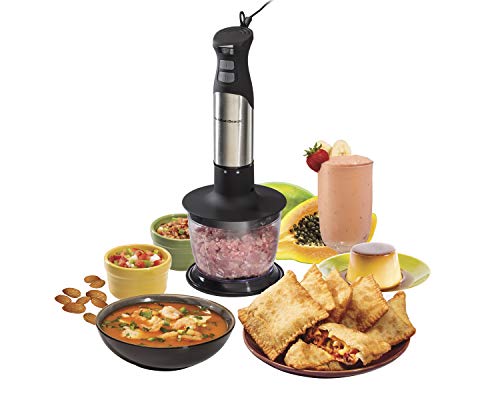 Mixer Multifuncional Hamilton Beach, Preto/Prata, 110v