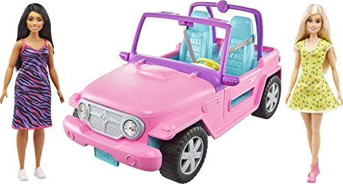 Barbie Veículo para Boneca Jeep com Boneca e amigo