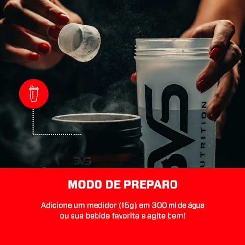 Pré Treino Prohibido Hardcore Pre-Workout, 3VS Nutrition | 2 gr de Beta Alanina | Estimulante para treino | Energia e foco | Explosão de força em seus músculos | Para homens e mulheres