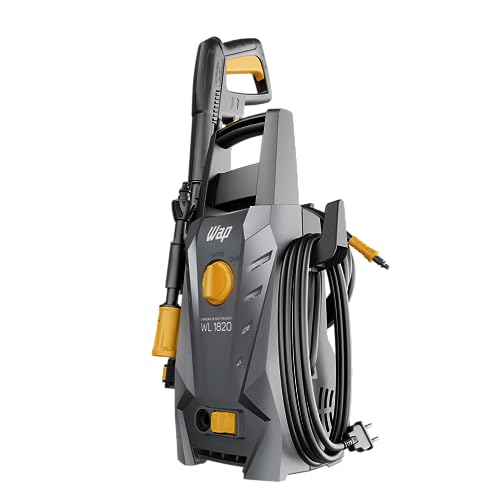 WAP Lavadora de Alta Pressão WL1820 Potência de 1400W e 1500 PSI com Agulha Desobstruidora Bico Ajustável Porta Acessórios 127V