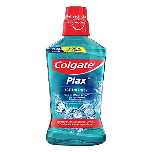 Colgate Plax Ice Infinity - Enxaguante Bucal, 500Ml