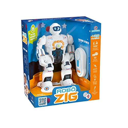 Robô Inteligente Zig Ensina Inglês 25 Funções - Polibrinq