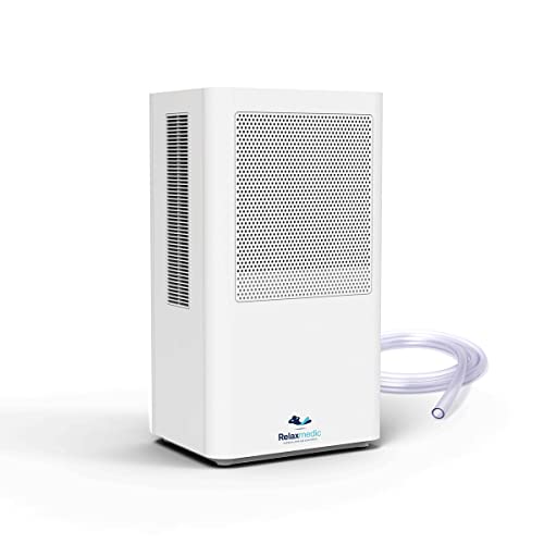 Desumidificador Ar Ambiente Elétrico Portátil Pure Ion Antimofo Max Bivolt - Reservatório de 3 Litros - Relaxmedic