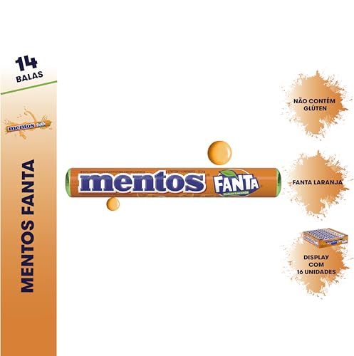 Bala Mastigável Mentos Fanta | 37,5g