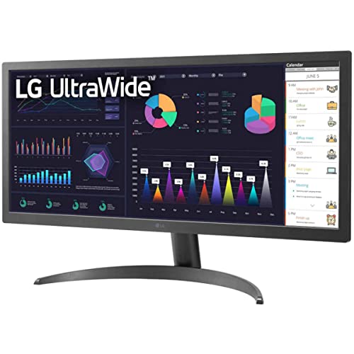 MONITOR LG ULTRAWIDE 26" IPS FULL HD 21:9 (2560 X 1080) HDR10 AMD FREESYNC 1MS (MBR) 75HZ – 26WQ500-B.AWZM - LG