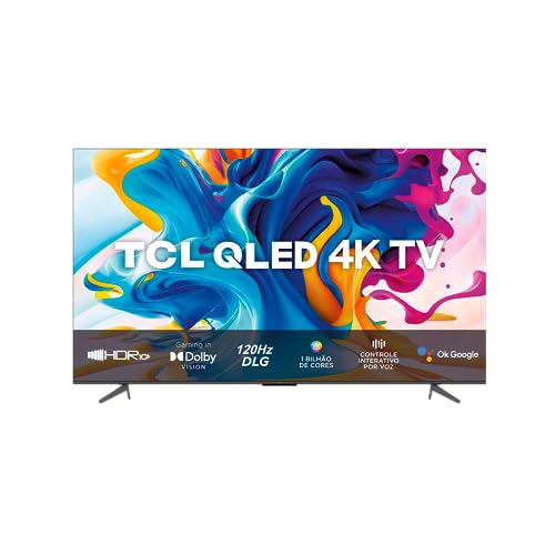 TCL QLED TV 50” C645 4K UHD GOOGLE TV DOLBY VISION GAMING