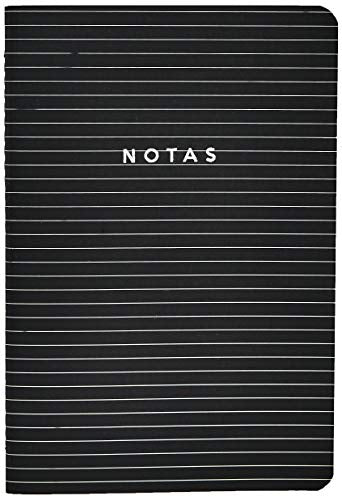 Kit 4 Cadernetas Costuradas Notas Mix, Cicero, 3732, Preto