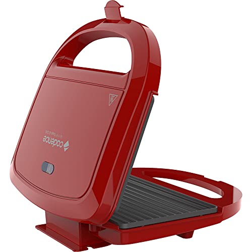 Sanduicheira Minigrill Cadence Colors Vermelha 127V - SAN261, Modelo:SAN261-127V