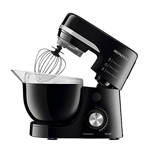 Batedeira Planetária, Mondial, Preto, 700W, 220V - BP-03-B