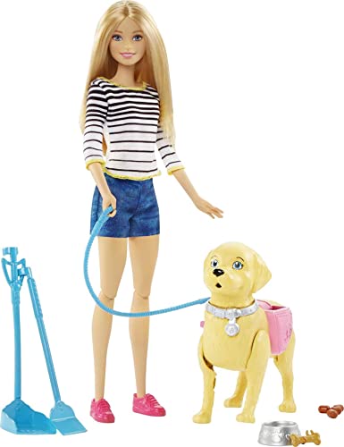 Barbie Passeio Com Cachorrinho Mattel Loira