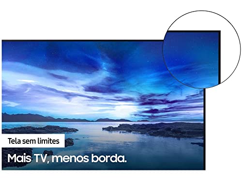 Smart TV LED 60" 4K UHD Samsung UN60AU7700 - Wifi, HDMI, USB