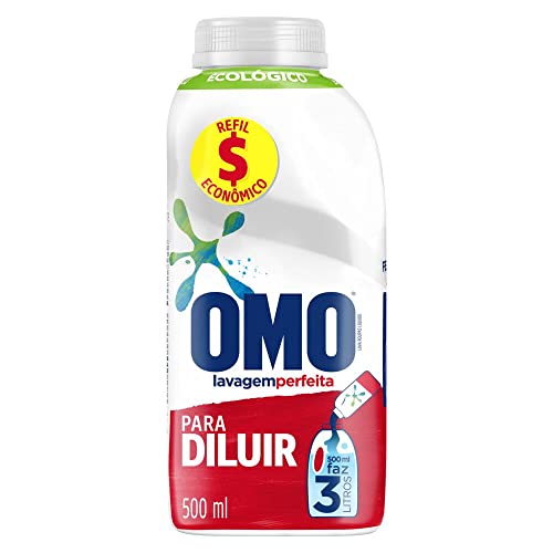Omo Lavagem Perfeita Para Diluir - Sabão Liquido Concentrado, 500ml