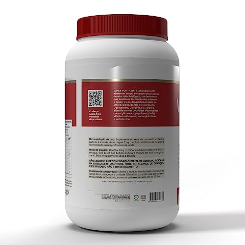 Vitafor - Whey Fort 3W - 900g - Paçoca