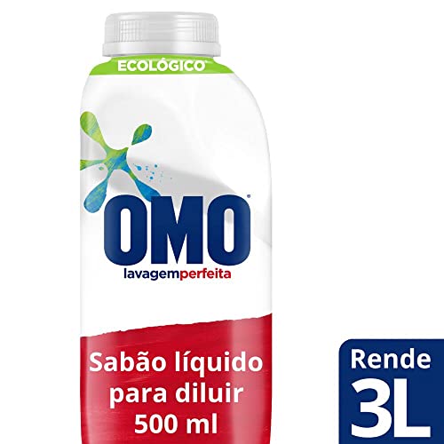 Omo Lavagem Perfeita Para Diluir - Sabão Liquido Concentrado, 500ml