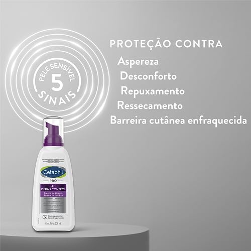 Cetaphil Espuma De Limpeza Facial Pele Oleosa Cetaphil Pro Ac Dermacontrol 236Ml