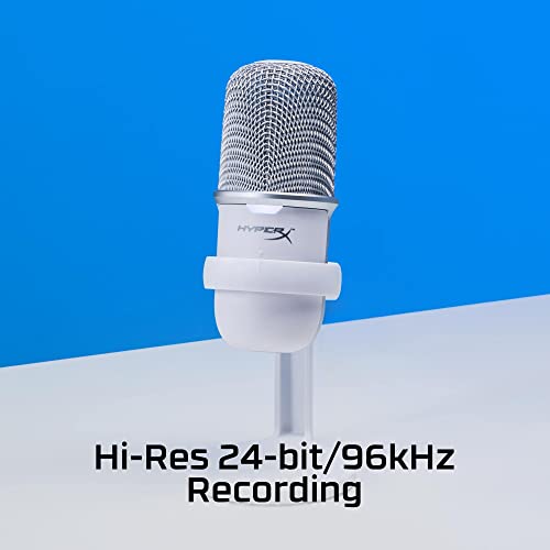 HyperX SoloCast USB WHT Microphone, Modelo: 519T2AA