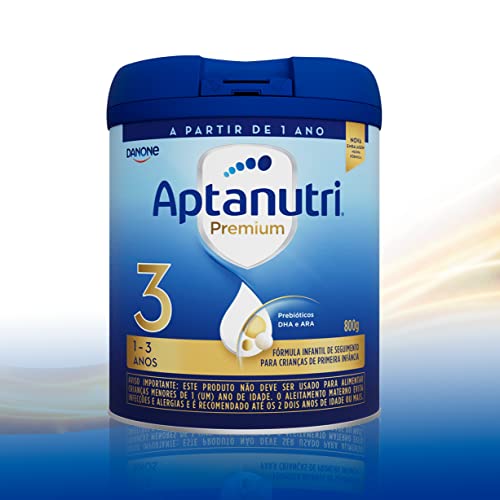 Danone Nutricia - Aptanutri Premium 3, 1-3 anos, Fórmula de Seguimento, 800g