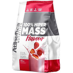 100% Hiper Mass Flavour 2,5Kg Morango, Atlhetica Nutrition