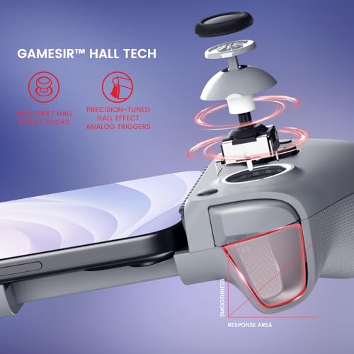 GameSir G8 Galileo Type-C Controlador móvel para Jogos para Android e iPhone 15-Serie (USB-C)