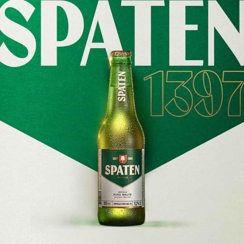 Cerveja Spaten Puro Malte, Long Neck com 355ml Spaten 355