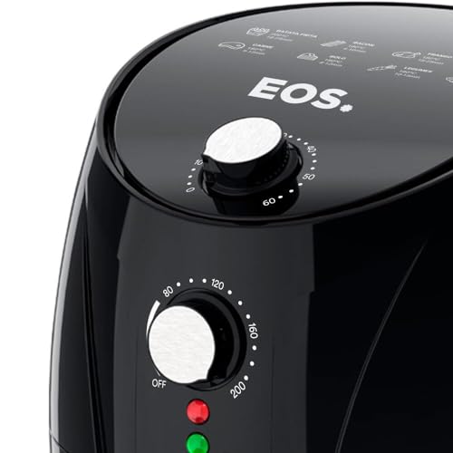 Fritadeira Sem Óleo Air fryer Eos Chef Gourmet 4 Litros Preto Eaf40p 110v