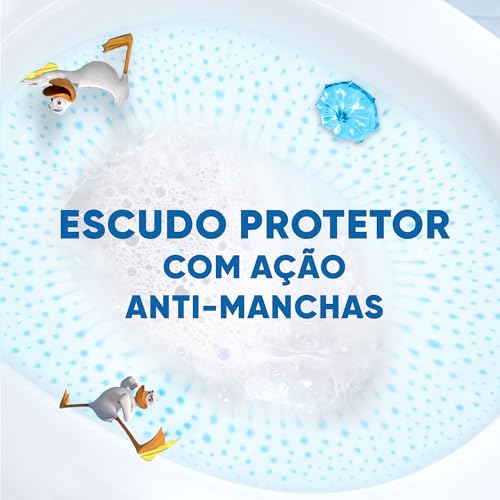 Pato Desodorizador Sanitário Gel Adesivo Marine Refil 12 Discos