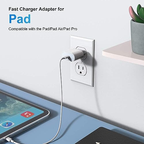 Kit Carregador para iPhone Turbo 30W e Cabo USB Tipo-C PD Compatível com iPhone 11 12 13 14 PRO PLUS PRO MAX/iPad