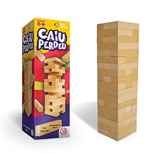 Pais & Filhos - Caiu Perdeu, 54 Pçs, idade mínima recomendada - 6 anos
