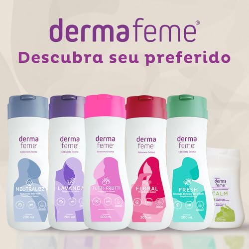 Sabonete Líquido Íntimo Dermafeme Teen 200ml, Branco, 2 unidades