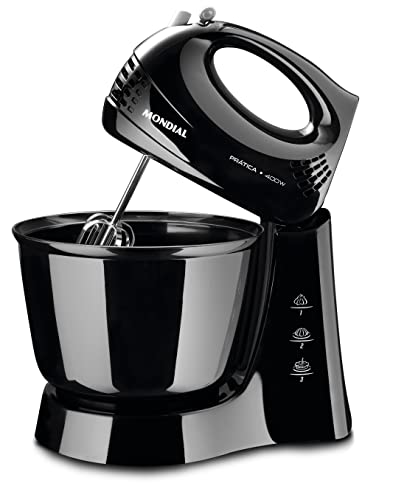 Batedeira Prática, Mondial, Preto, 400W, 110V - B-44-B