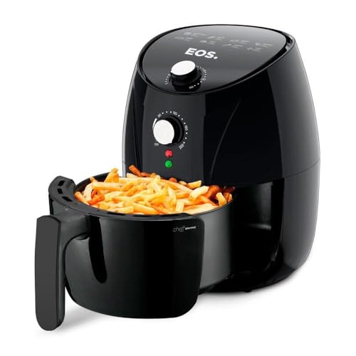 Fritadeira Sem Óleo Air fryer Eos Chef Gourmet 4 Litros Preto Eaf40p 110v