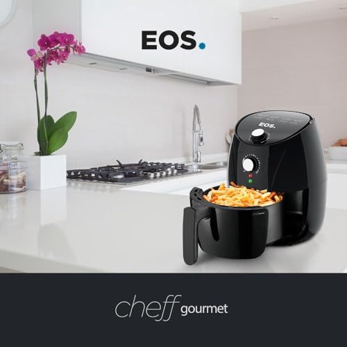 Fritadeira Sem Óleo Air fryer Eos Chef Gourmet 4 Litros Preto Eaf40p 110v