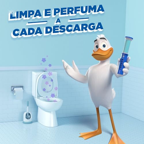Pato Desodorizador Sanitário Gel Adesivo Marine Refil 12 Discos
