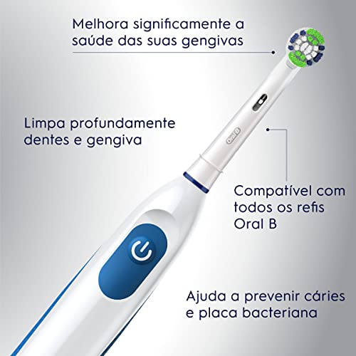 Escova Dental Elétrica Oral-B Pro-Saúde Power + 2 Pilhas