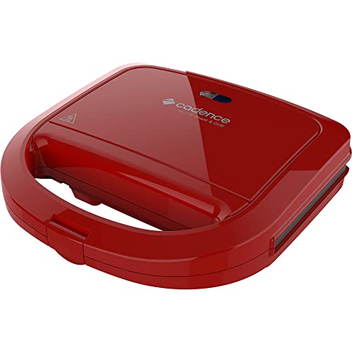 Sanduicheira Minigrill Cadence Colors Vermelha 127V - SAN261, Modelo:SAN261-127V