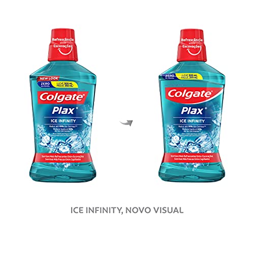 Colgate Plax Ice Infinity - Enxaguante Bucal, 500Ml