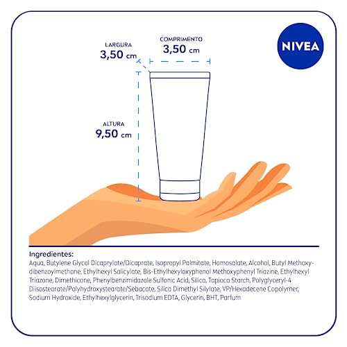 NIVEA SUN Protetor Solar Facial Toque Seco Antissinais FPS30 40ml