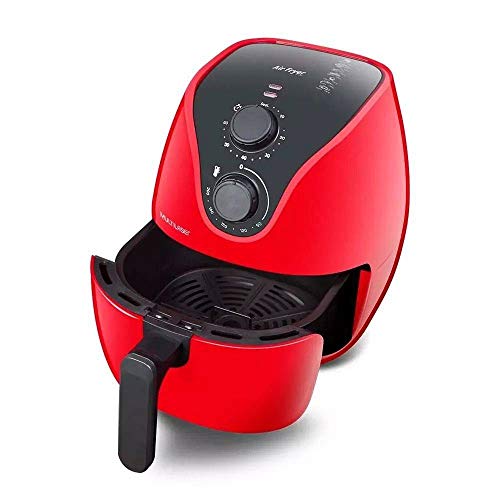 Fritadeira Elétrica Air Fryer 4L 127V 1500W com Grade Vermelha Multilaser - CE083