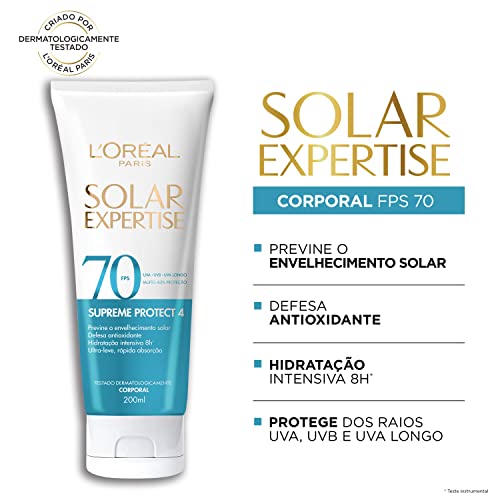 L'Oréal Paris Solar Expertise Supreme Protect 4 FPS70 - Protetor Solar Corporal 200ml