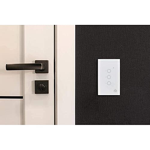 Smart Interruptor Wi-Fi Positivo Casa Inteligente, 3 Módulos, Touch, Branco - Compatível com Alexa
