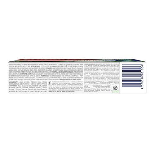 Creme Dental Colgate Natural Extracts Carvão Ativado e Menta 3 unid 90g
