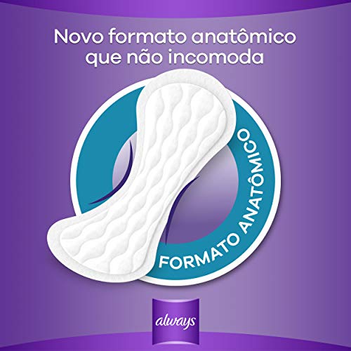 Always Protetores Diários Diários Sem Perfume Respirável 80 Unidades