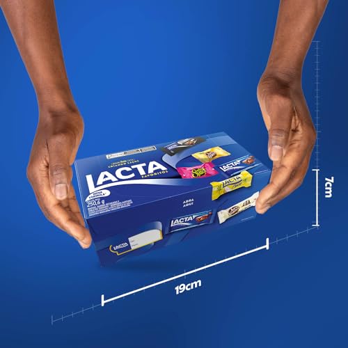 Lacta Favoritos - Caixa de variedades chocolates, 250,6g