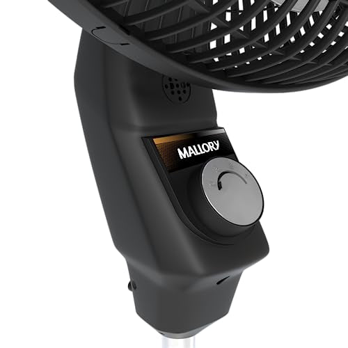 Ventilador Mallory Coluna Eolo Preto - Grafite 40 cm 220V