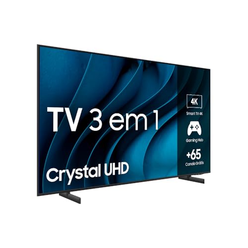 Smart TV Samsung Crystal UHD 4K 43CU8000 2023 Design AirSlim Painel Dynamic Crystal Color Tela 43" 43"