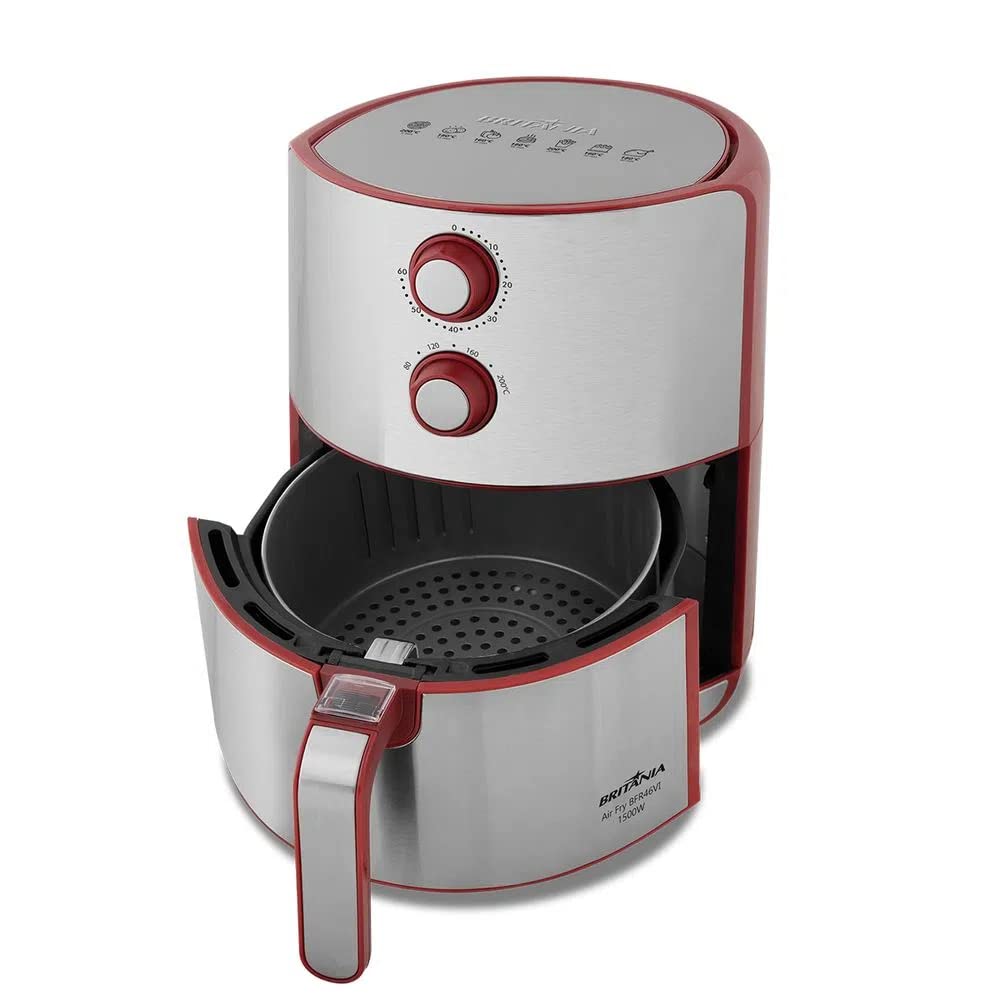 Fritadeira Air Fry Britânia BFR46VI Antiaderente 4,6L 1500W 220V