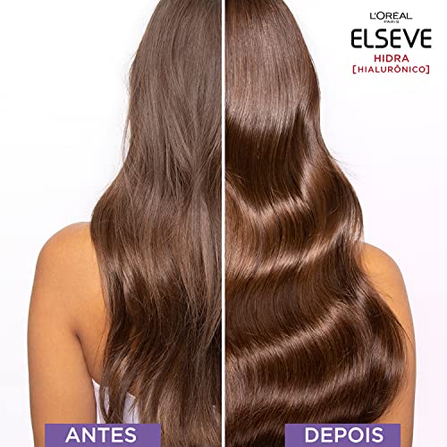 Kit L'Oréal Paris Elseve Hidra Hialurônico - Shampoo + Condicionador + Tratamento + Creme Noturno, Color Transparente